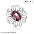 00047 High quality temperamental flower brooch for women important occasion graceful Crystals from Swarovski